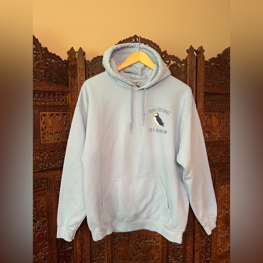 Point Defiance Zoo Puffin Tacoma PNW & Aquarium Hoodie - Picture 2 of 8